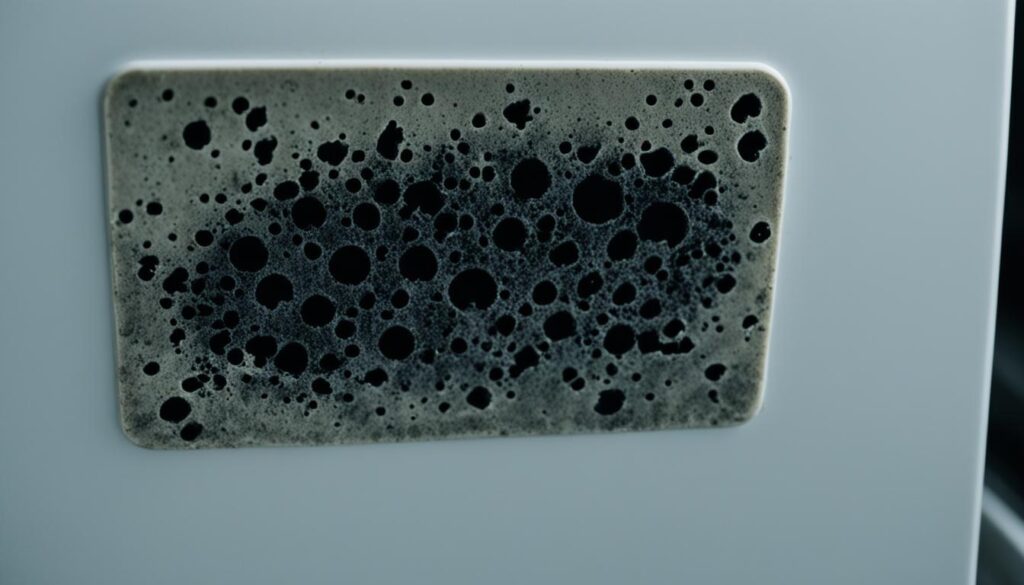 non toxic black mold in dishwasher