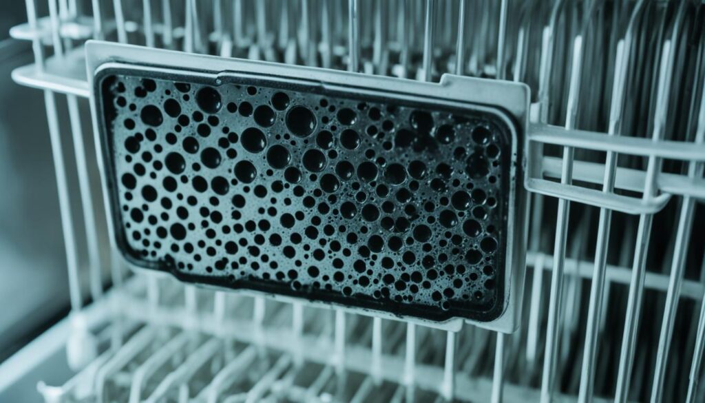 non toxic black mold in dishwasher