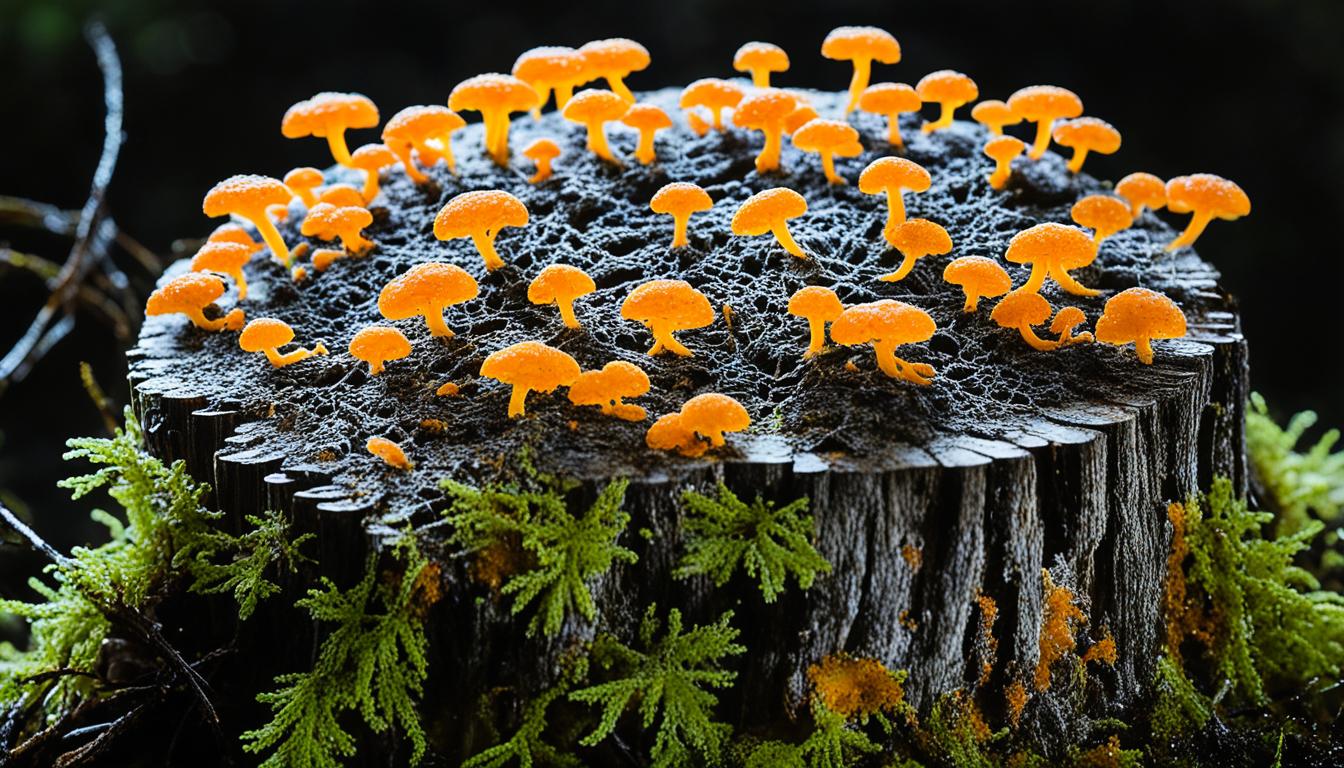 orange slime mold