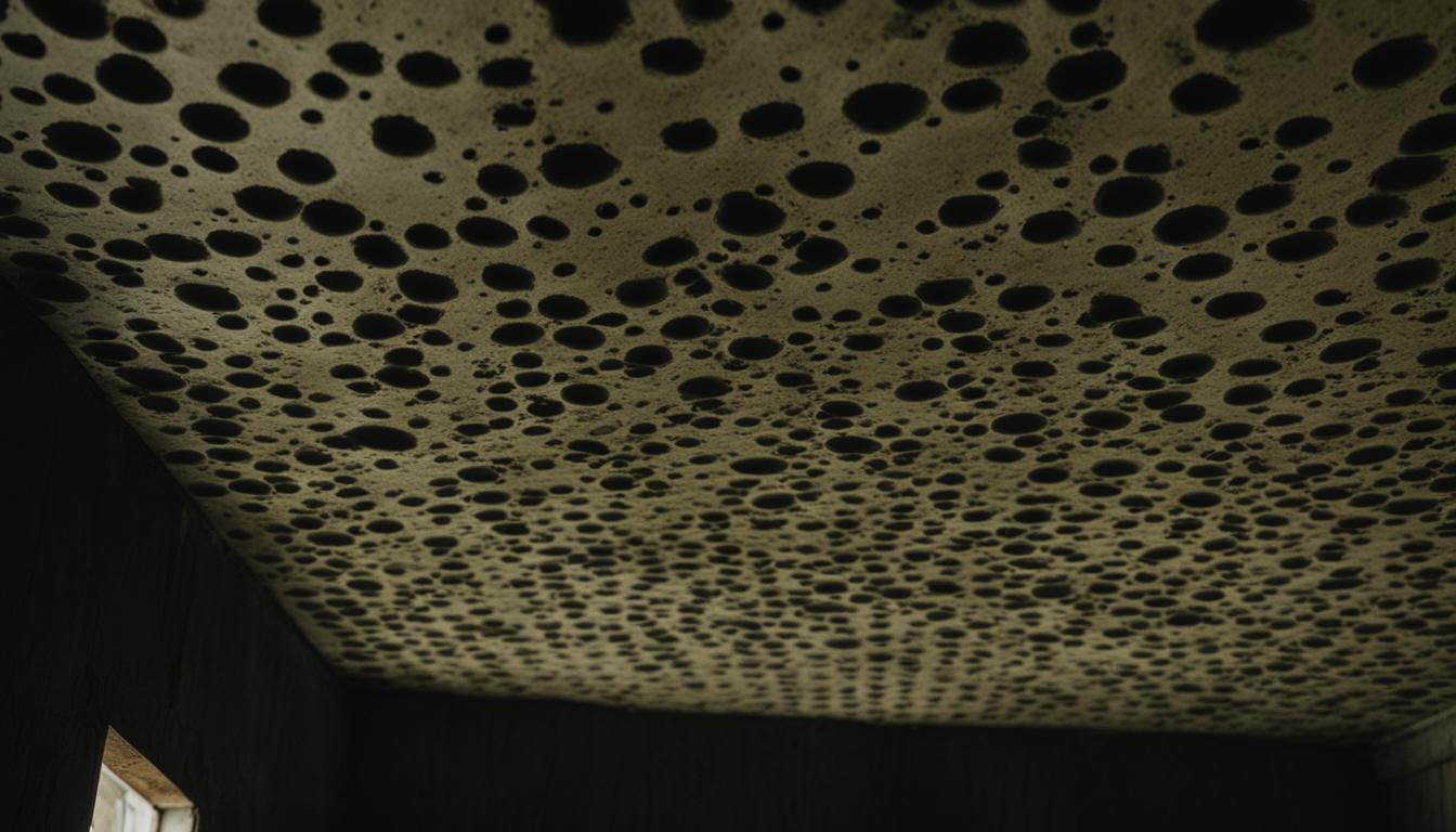 potential health risks of sleeping in a room with ceiling mold