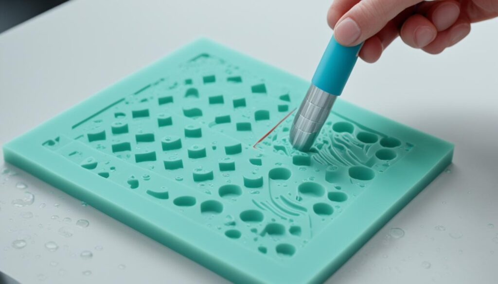 precision in silicone mold making