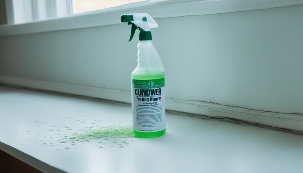 prevent mold growth with white vinegar