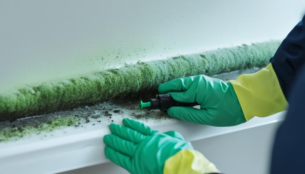 preventing mold growth in drainage