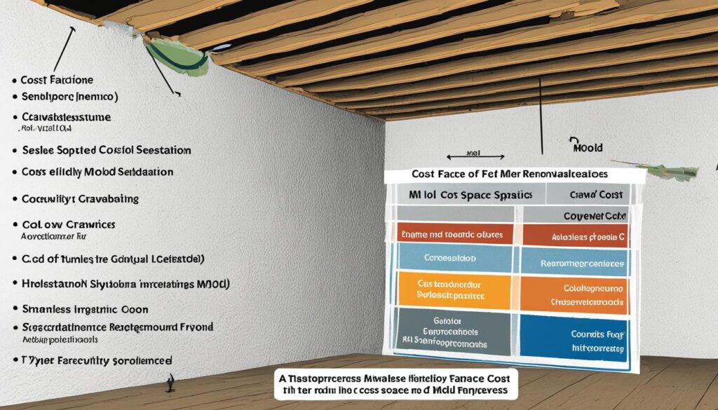 pricing for mold removal in crawl space