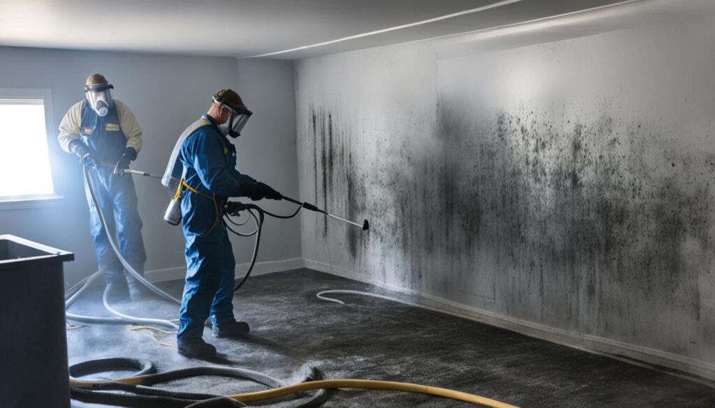 professional black mold removal