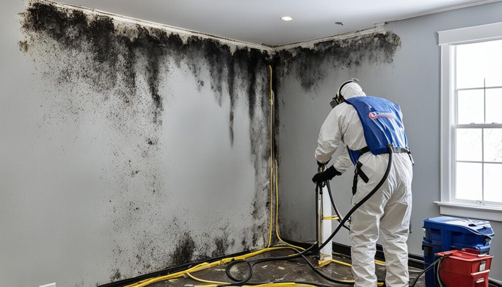 professional black mold removal