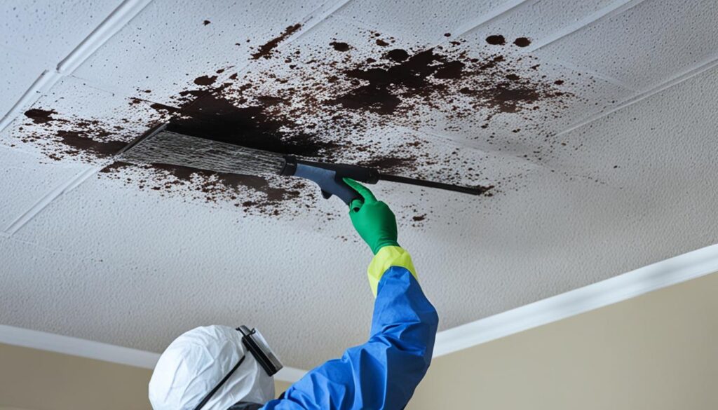 professional ceiling mold removal