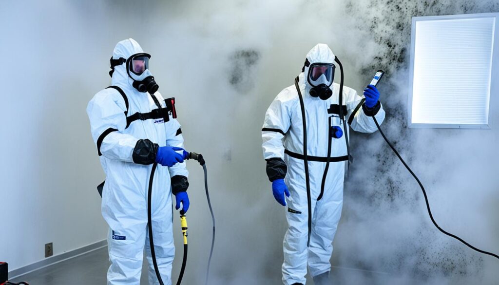 professional mold remediation process