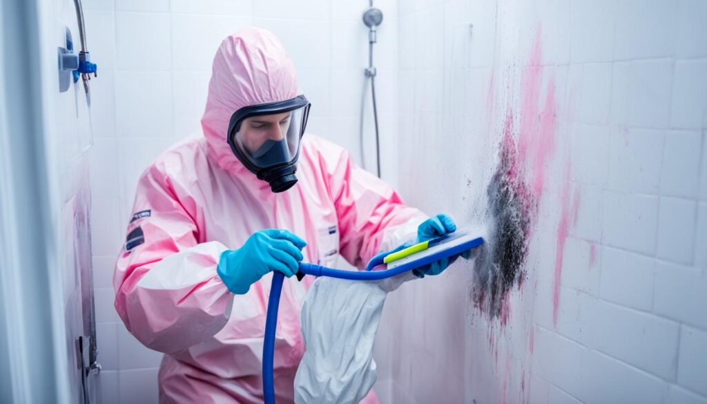 professional pink mold removal services in location