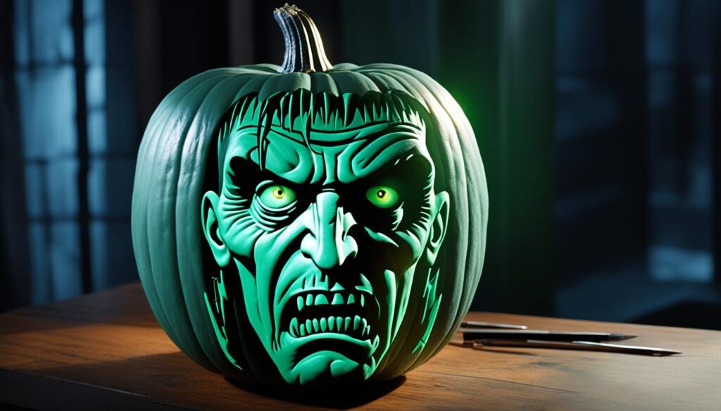 pumpkin Frankenstein mold