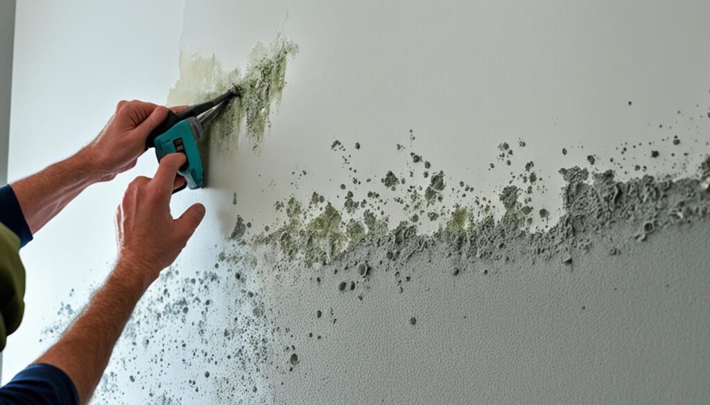 remediate mold in walls