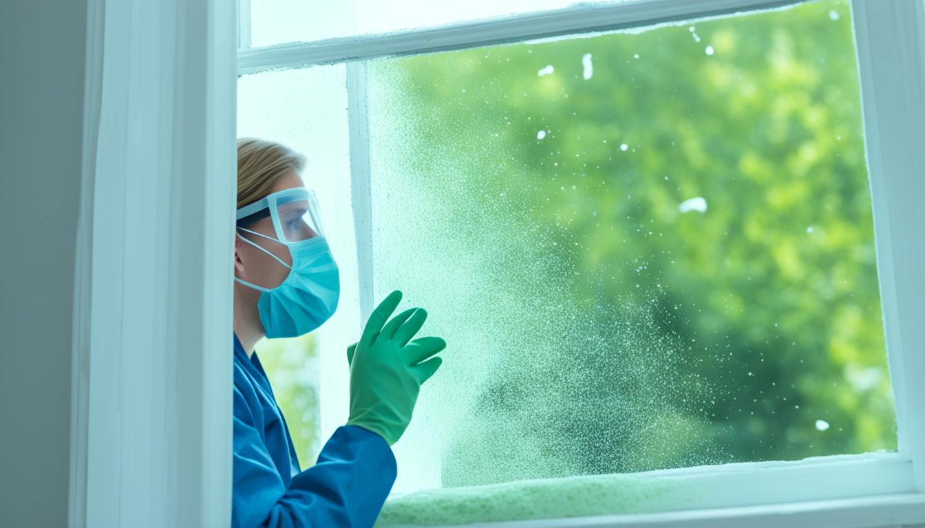 remove mold around windows