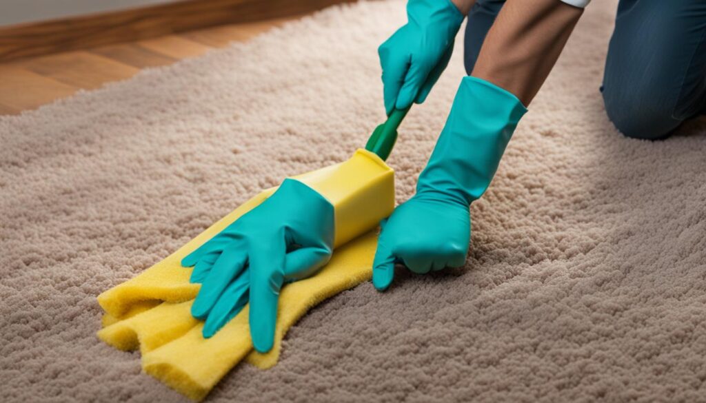 remove mold from carpet