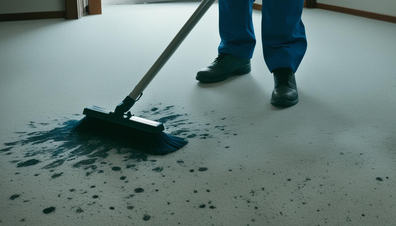 remove mold from carpet