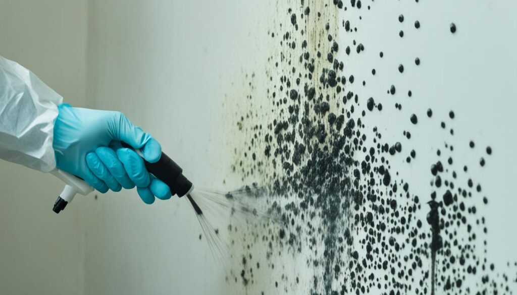 remove mold from walls