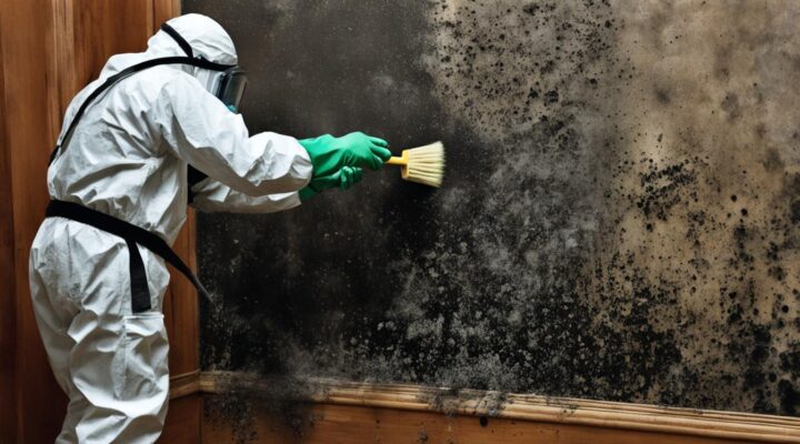 remove mold from wood