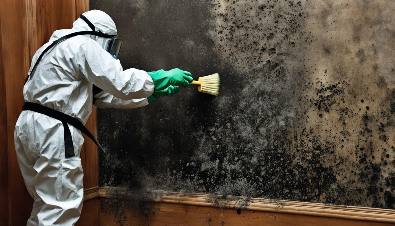 remove mold from wood