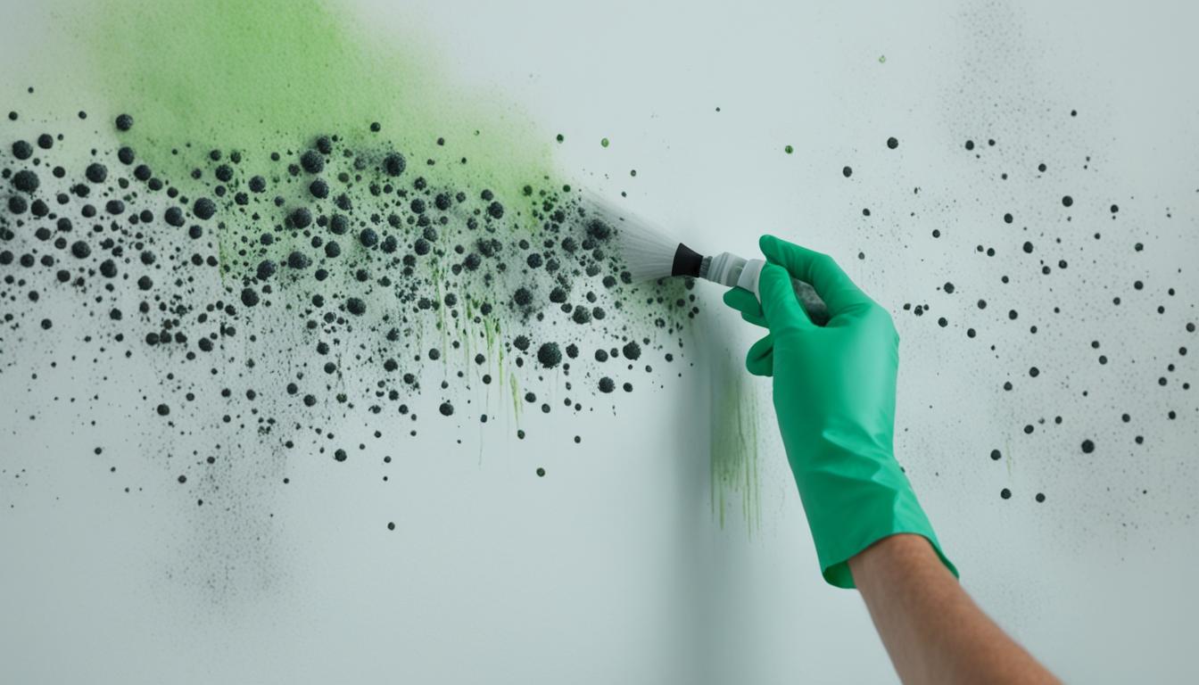 remove mold on painted walls