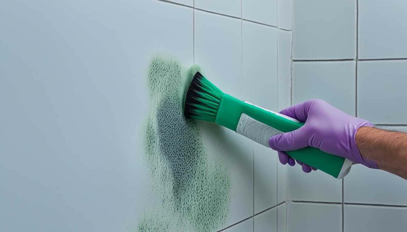 remove mold on silicone caulk