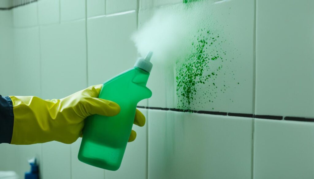 remove mold with bleach