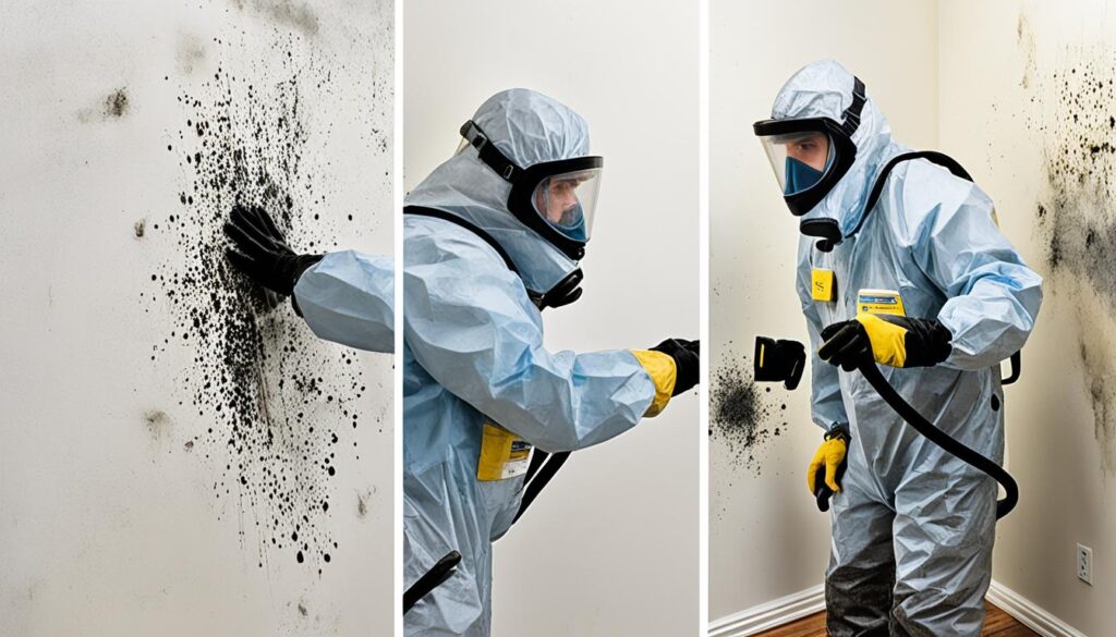 removing black mold