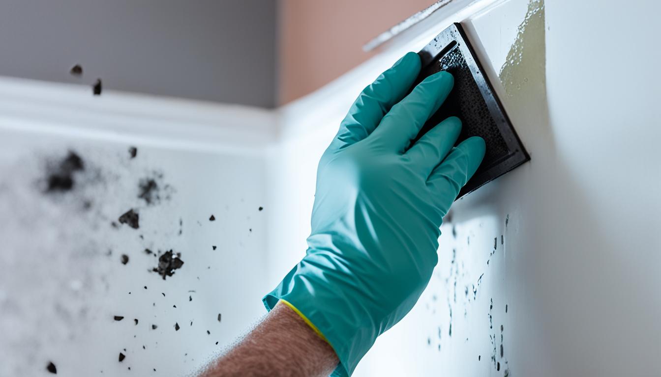 removing black mold from drywall Florida