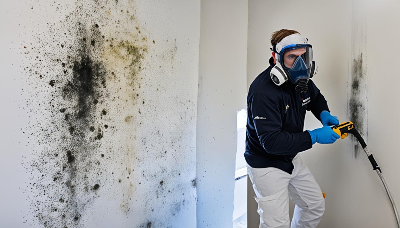 removing black mold from drywall Miami