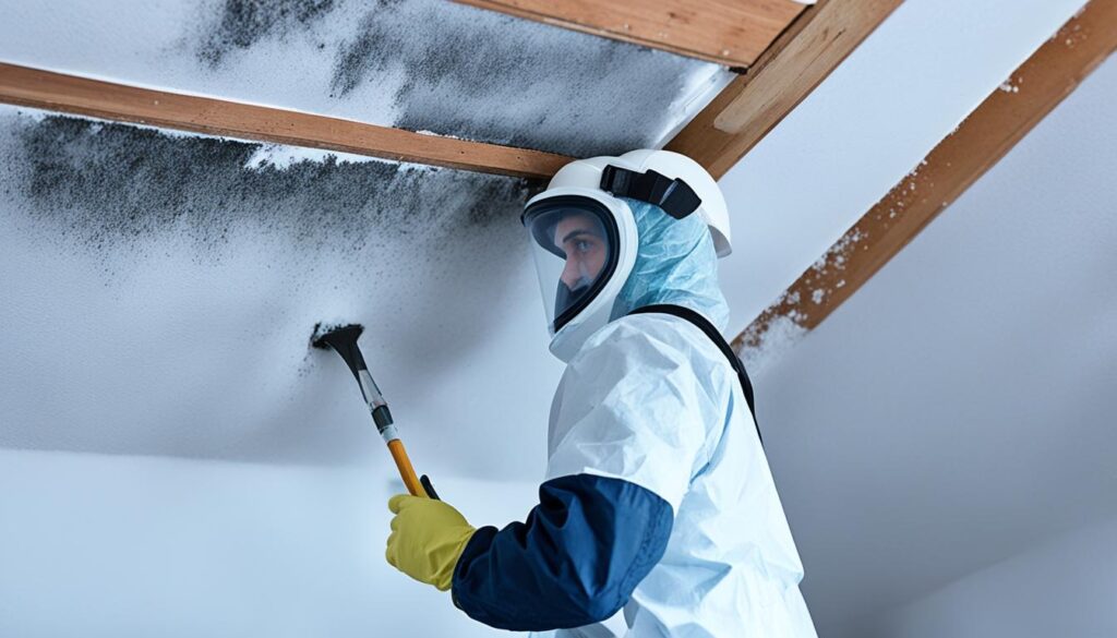 removing mold in attic