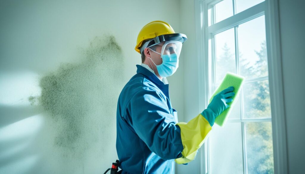 safety precautions bleach mold remediation