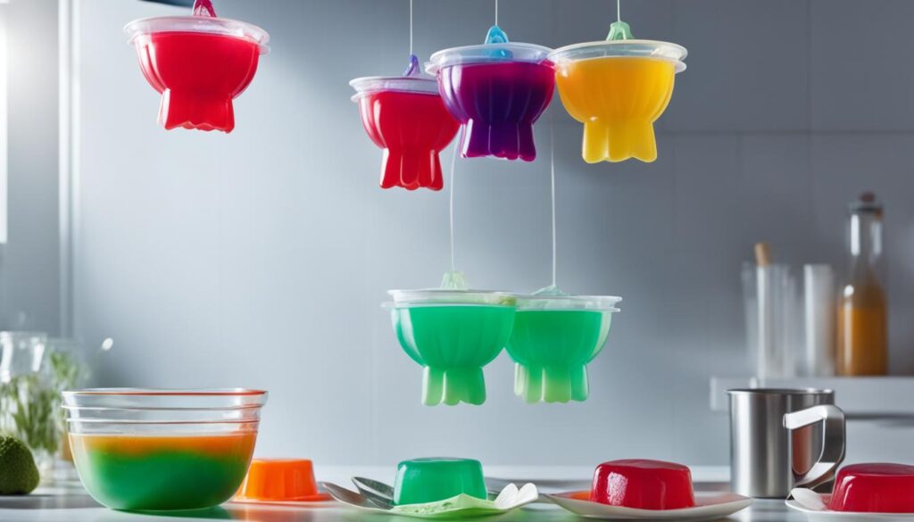 setting jello molds