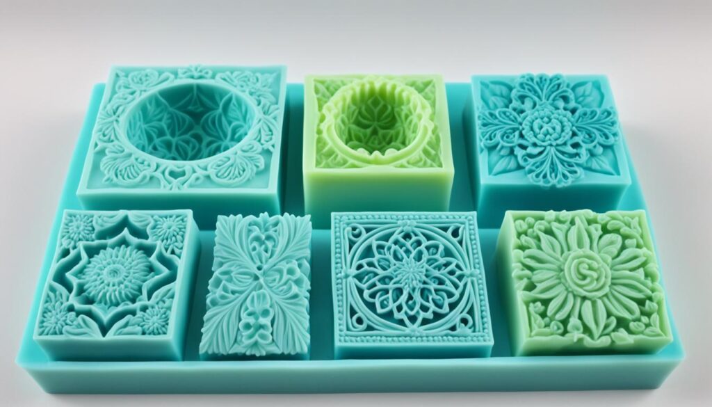 silicone mold for soap making and candle making
