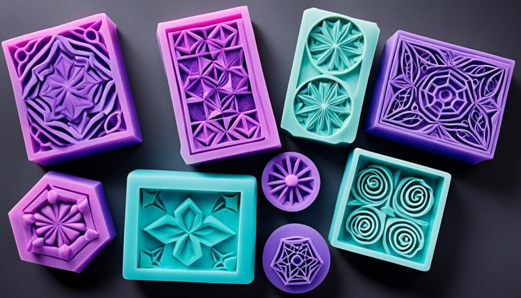 silicone soap mold geometric