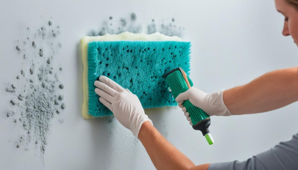 step-by-step mold cleaning