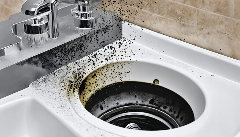 symptoms of black mold exposure from sink drain