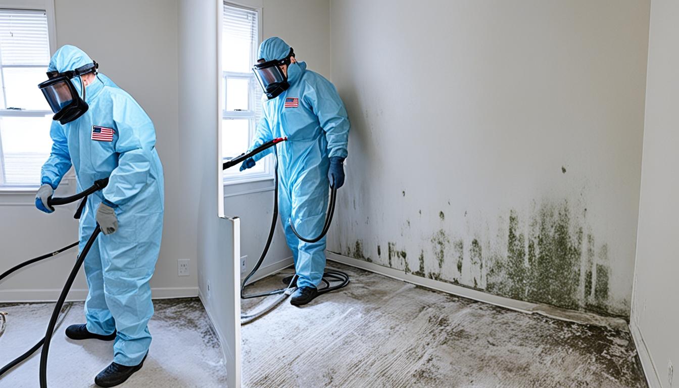 thorough mold cleanup process