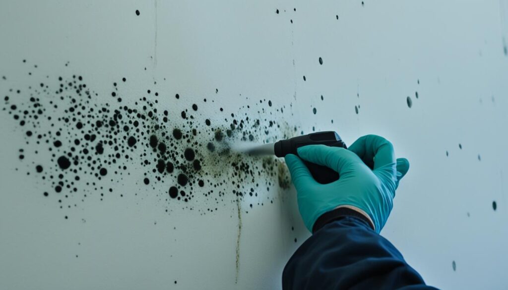 visual inspection for black mold