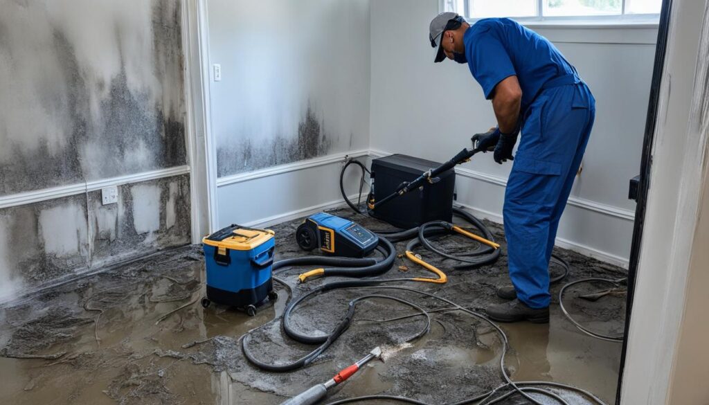 water damage repair and mold restoration