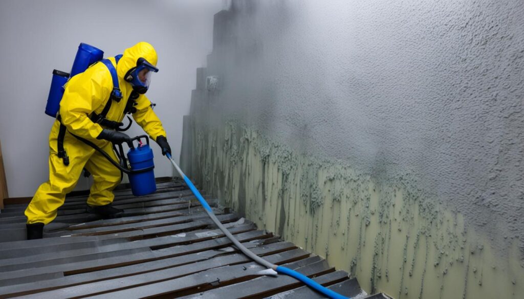 water damage restoration and mold remediation