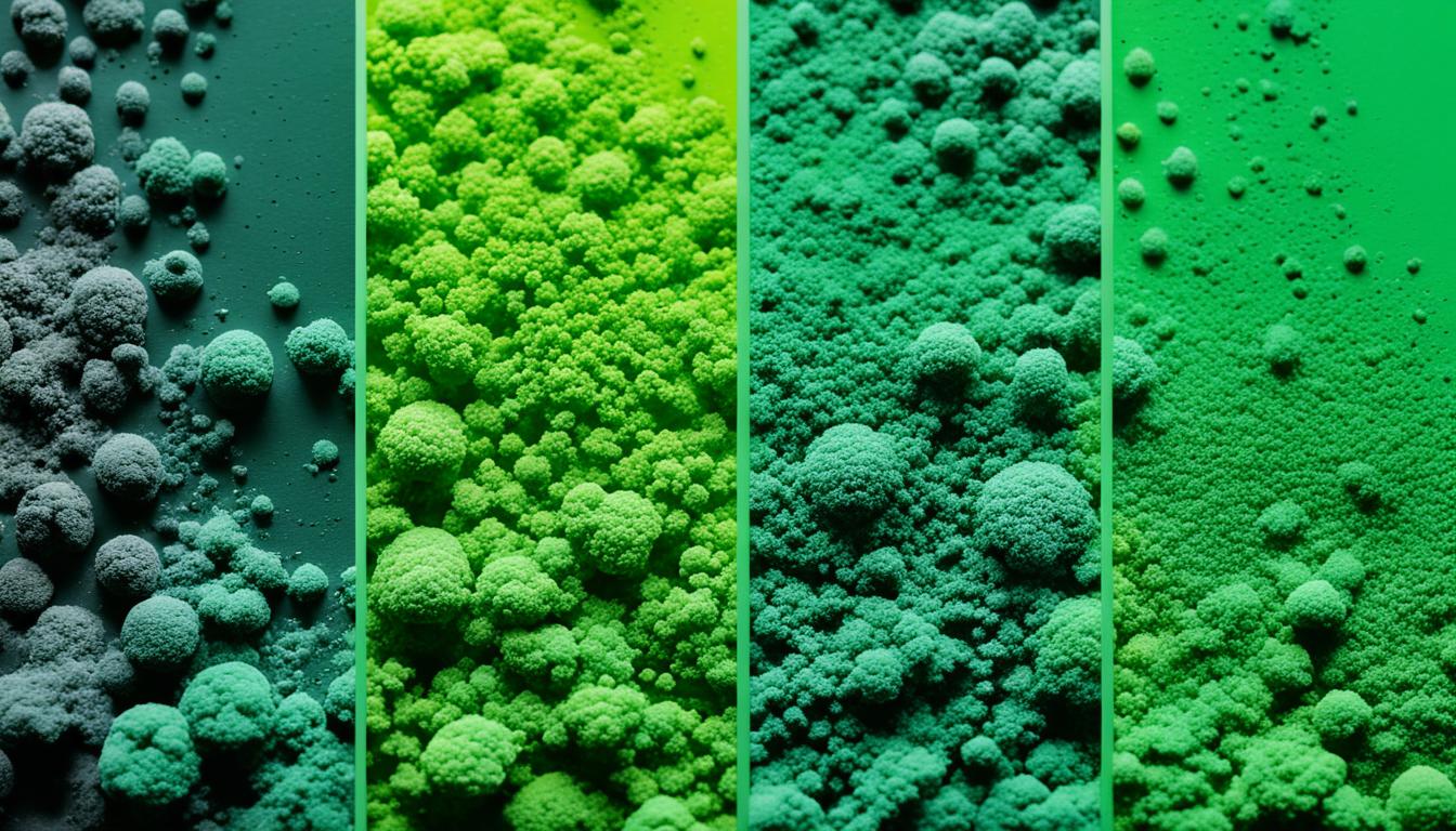 which color of mold is least harmful to humans