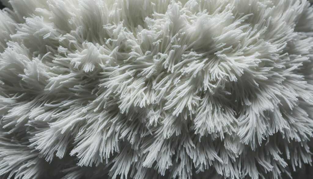 white fluffy mold