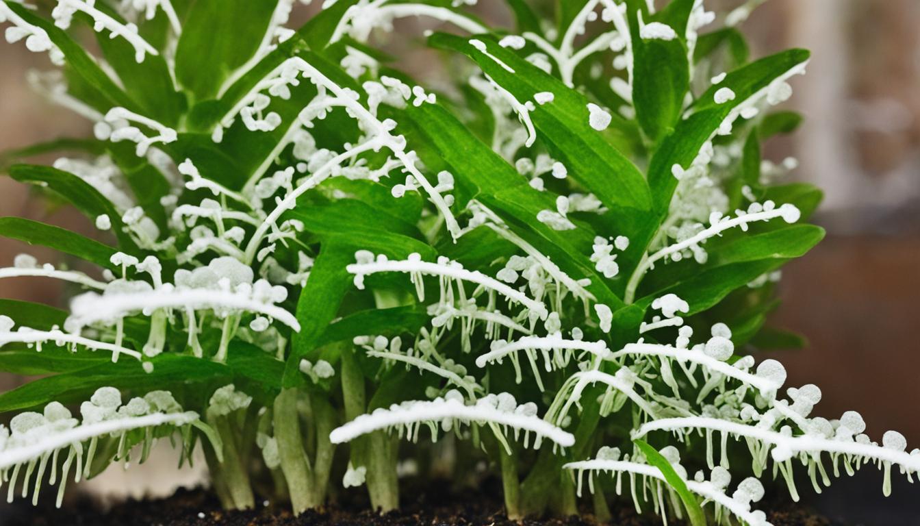 white fungus on indoor plants