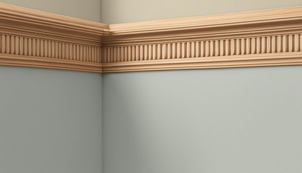 wooden corner moulding