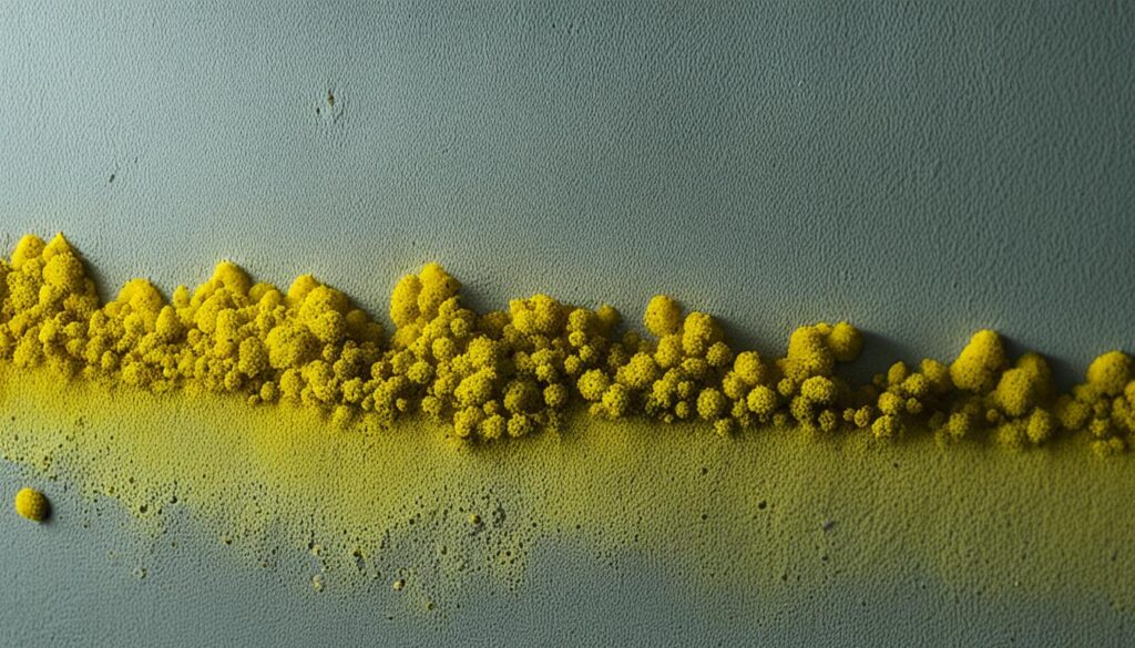 yellow mold in a home