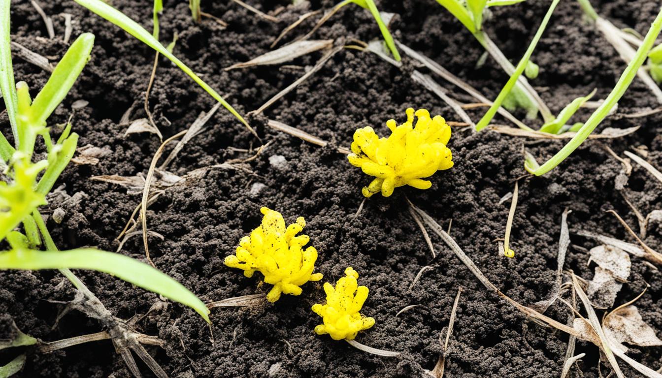 yellow mold in soil