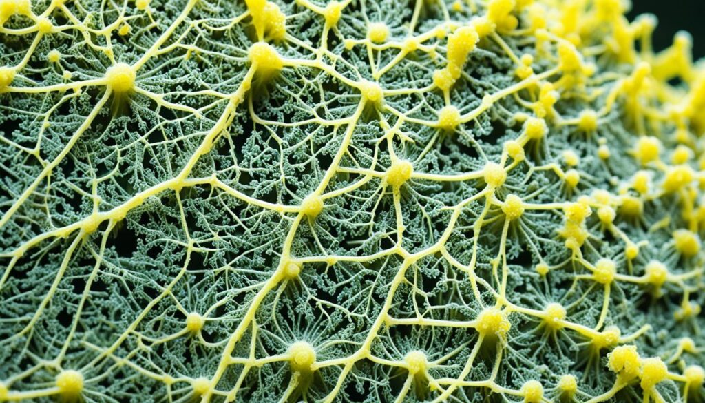 yellow slime mold image