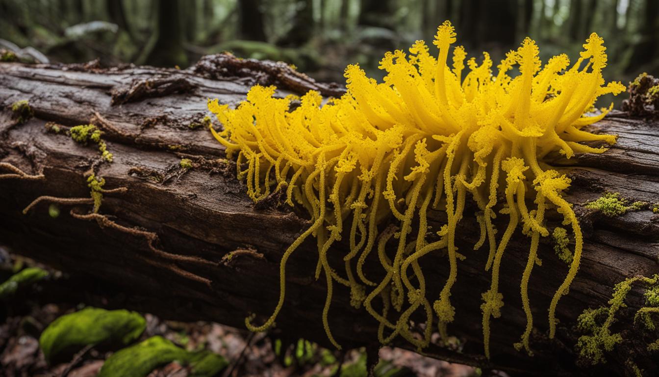 yellow slime mold